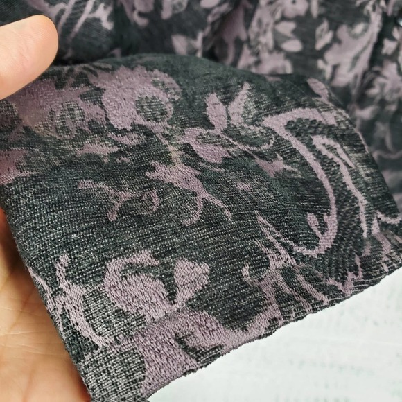 FDJ French Dressing Blazer Floral Jacquard Collared Button Closure Coat - Picture 6 of 12